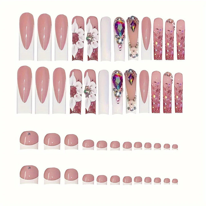 Decorative 3D Nail Art Enhancements Set Bowlift
