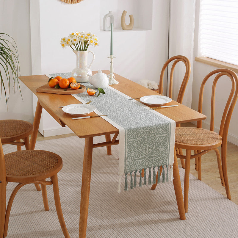 Ornate Fringe Table Runner
