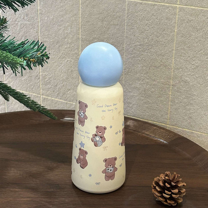 Ladies thermos bottle with playful apple design Bowlift