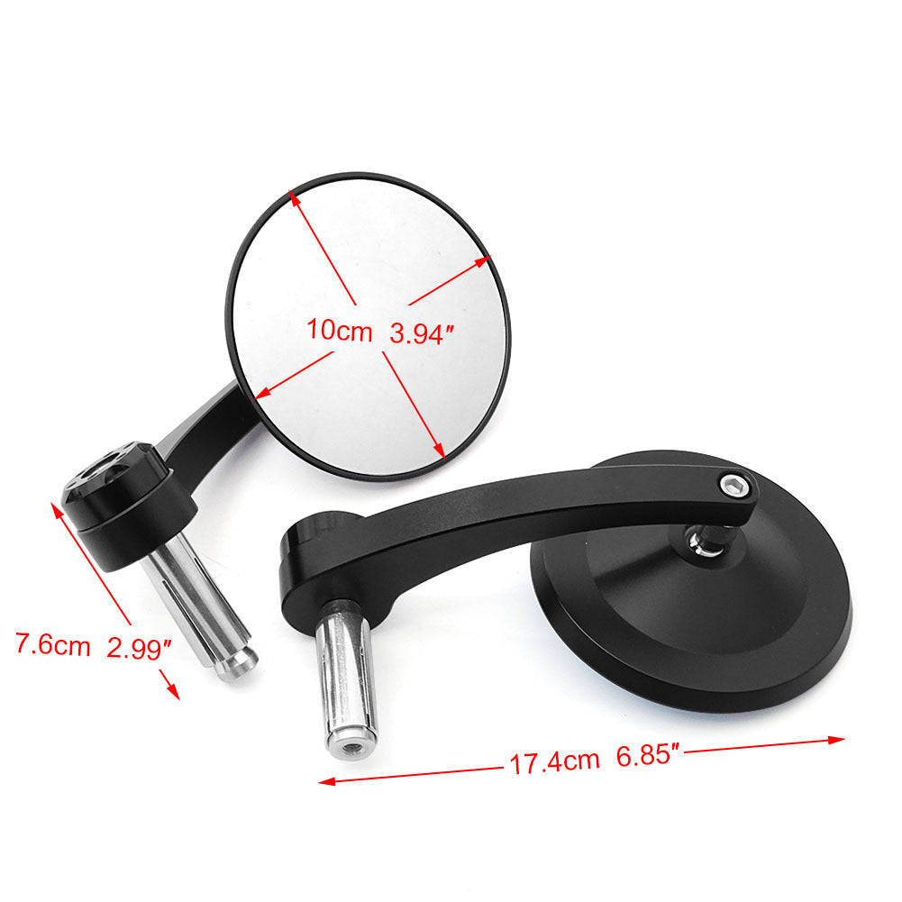 Stylish motorcycle rearview mirror with ball joint Bowlift