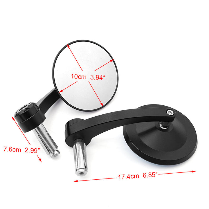 Stylish motorcycle rearview mirror with ball joint Bowlift
