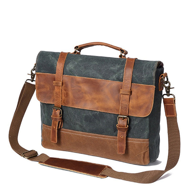 Robust briefcase with vintage design Bowlift