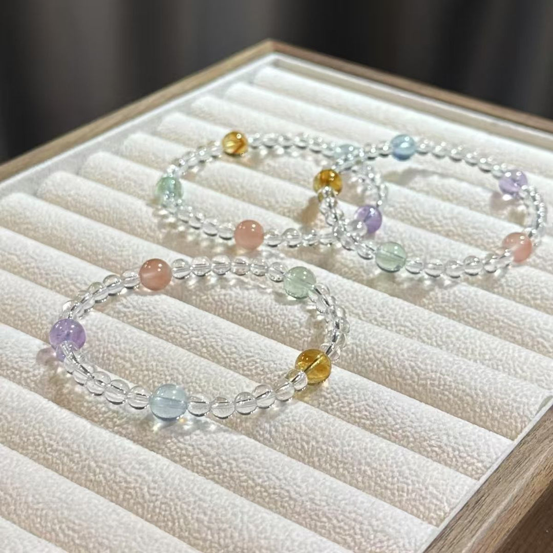 Adjustable Gemstone Stretch Bracelet Bowlift
