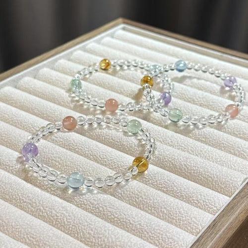 Adjustable Gemstone Stretch Bracelet Bowlift