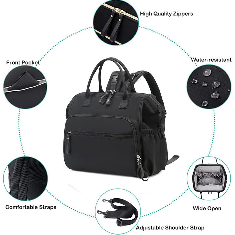 Elegant tote bag with additional compartments Bowlift