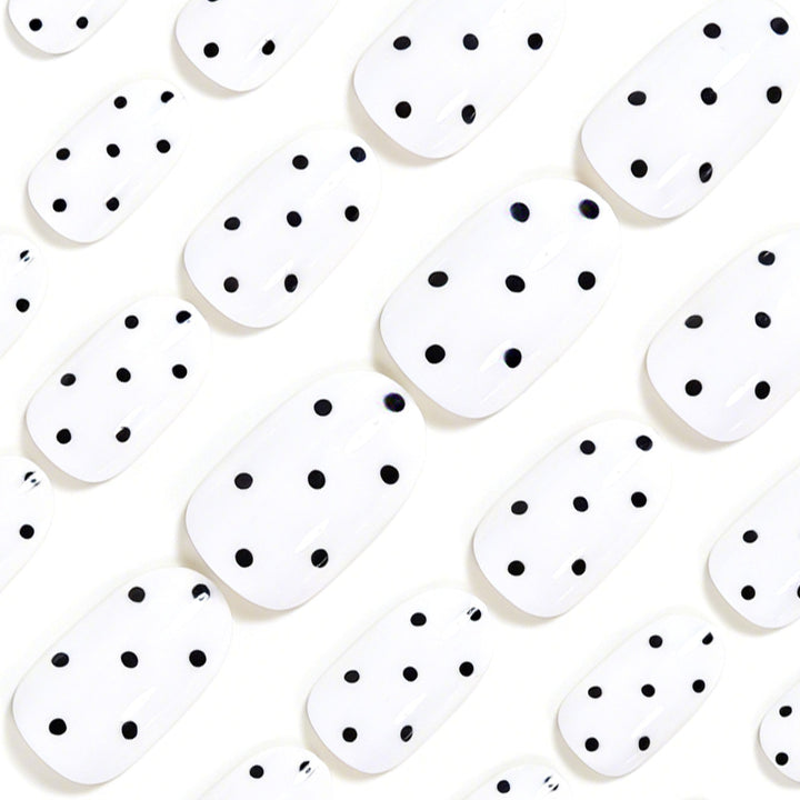 Polka Dot Nail Art Wraps Bowlift