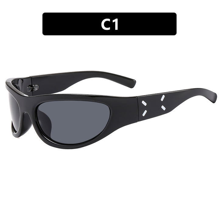 Women's sports sunglasses with ergonomic design and polarized lenses Bowlift