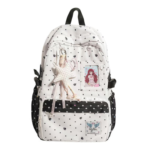 Cute Illustrated Character Backpack Bowlift