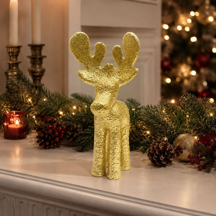Stylish Reindeer Sculpture Bowlift