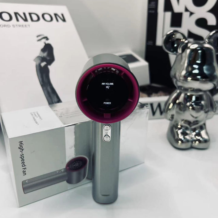 Ladies Handy USB Fan with Temperature Display Bowlift