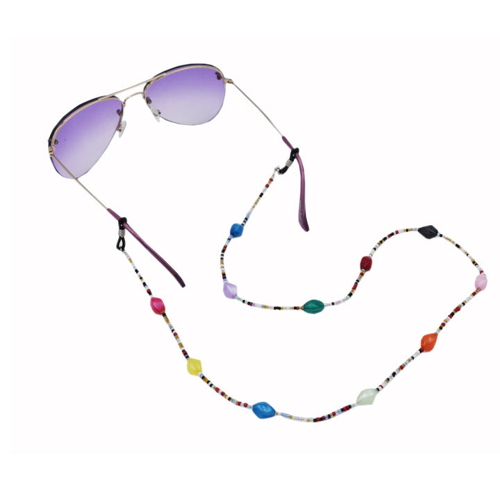 Colorful Beaded Eyewear Retainer Bowlift