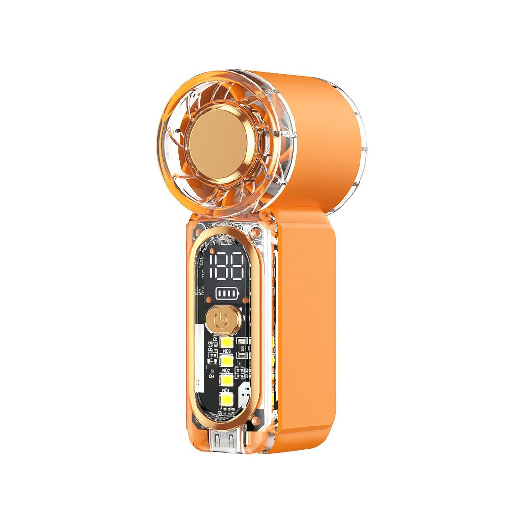 Ladies portable high-performance fan with LED display Bowlift