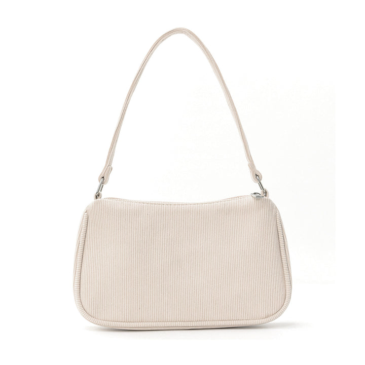 Fashionable shoulder bag with elegant ribbed design Bowlift