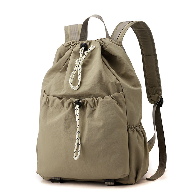 Compact Drawstring Travel Backpack Bowlift