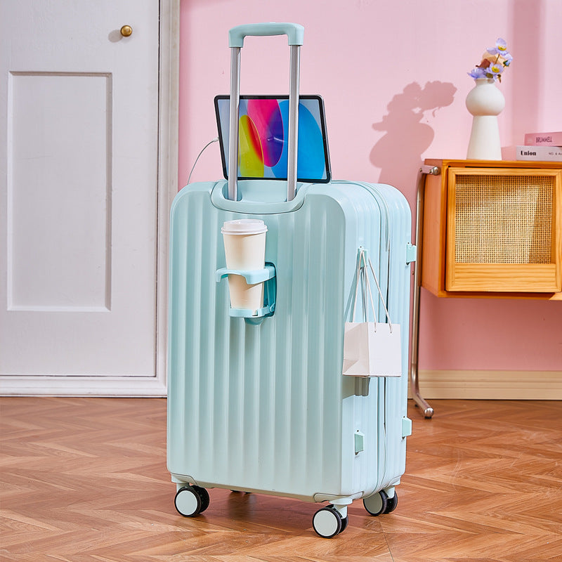 Smart Roller Luggage with Integrated USB Charging Port Bowlift