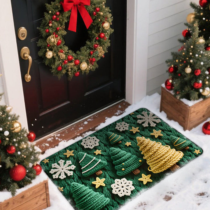 Christmas-Themed Door Mat Bowlift