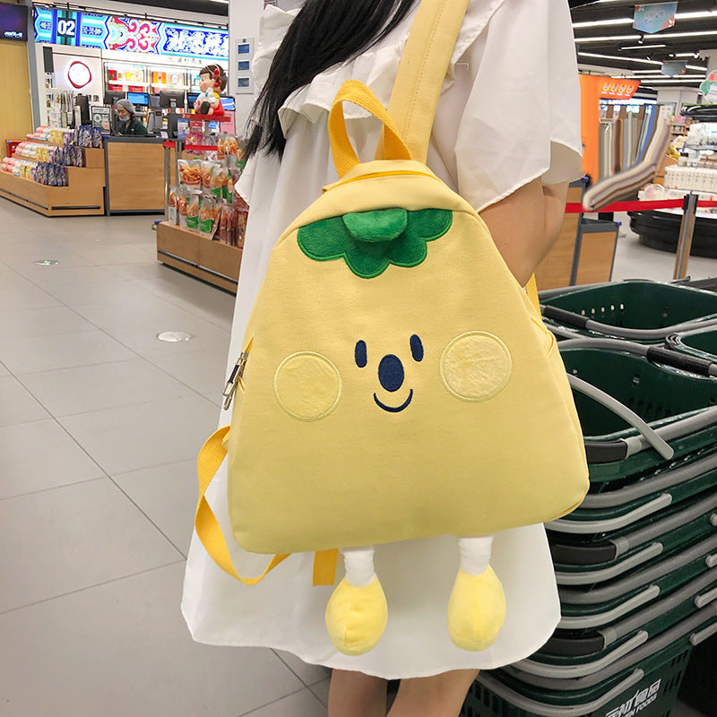 Cute Pineapple Shaped School Backpack Bowlift