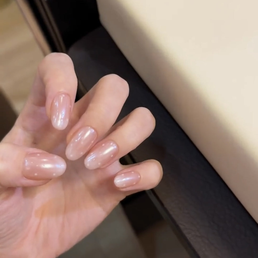 Elegant Ombre Press-On Nails Bowlift