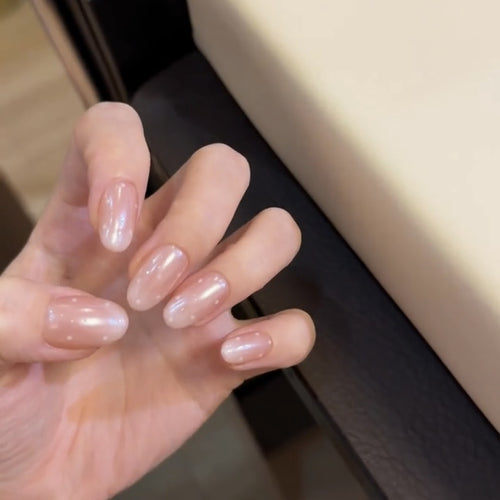 Elegant Ombre Press-On Nails Bowlift