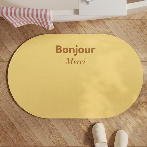 Inspirational Quote Bath Mat