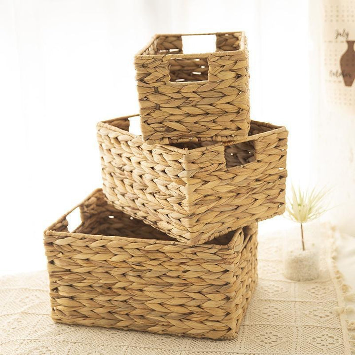 Natural Woven Organizer Basket Bowlift