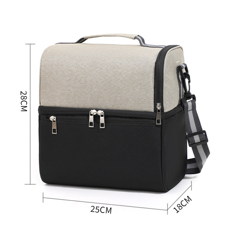 Insulated cooler bag with practical compartments Bowlift