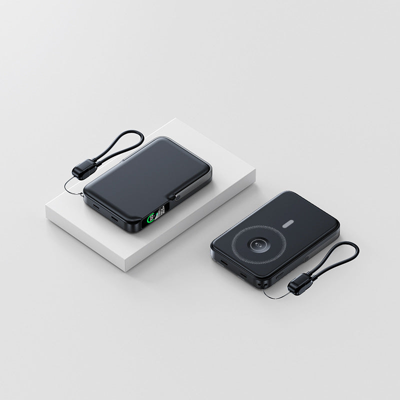 Ultrasonic lightweight power bank with integrated LED display and fast charging function Bowlift