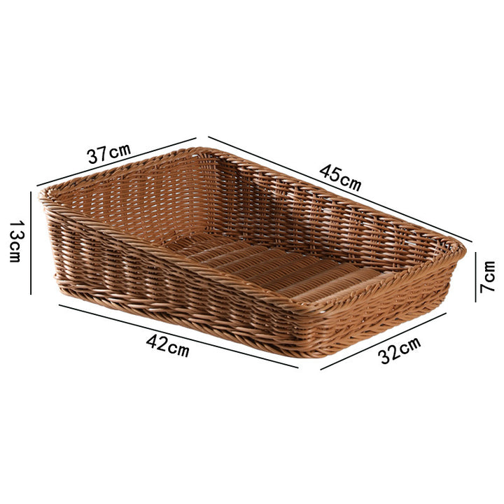 Unisex Portable Storage Box made of Woven Rattan Bowlift
