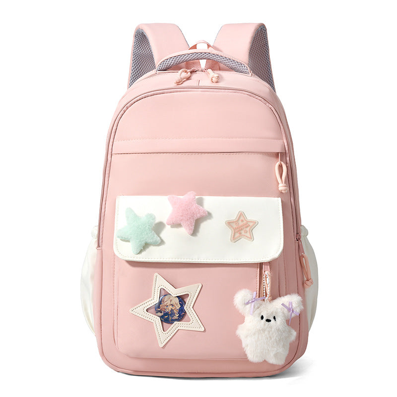 Fashionable backpack with unique applications Bowlift
