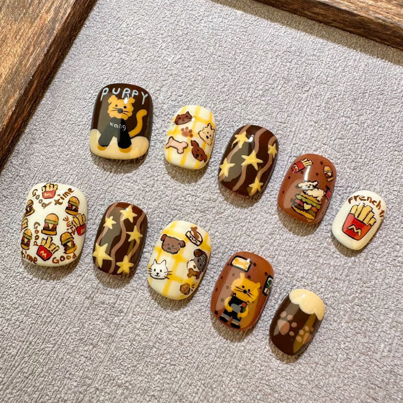 Playful Artistic Nail Art Design Set Bowlift