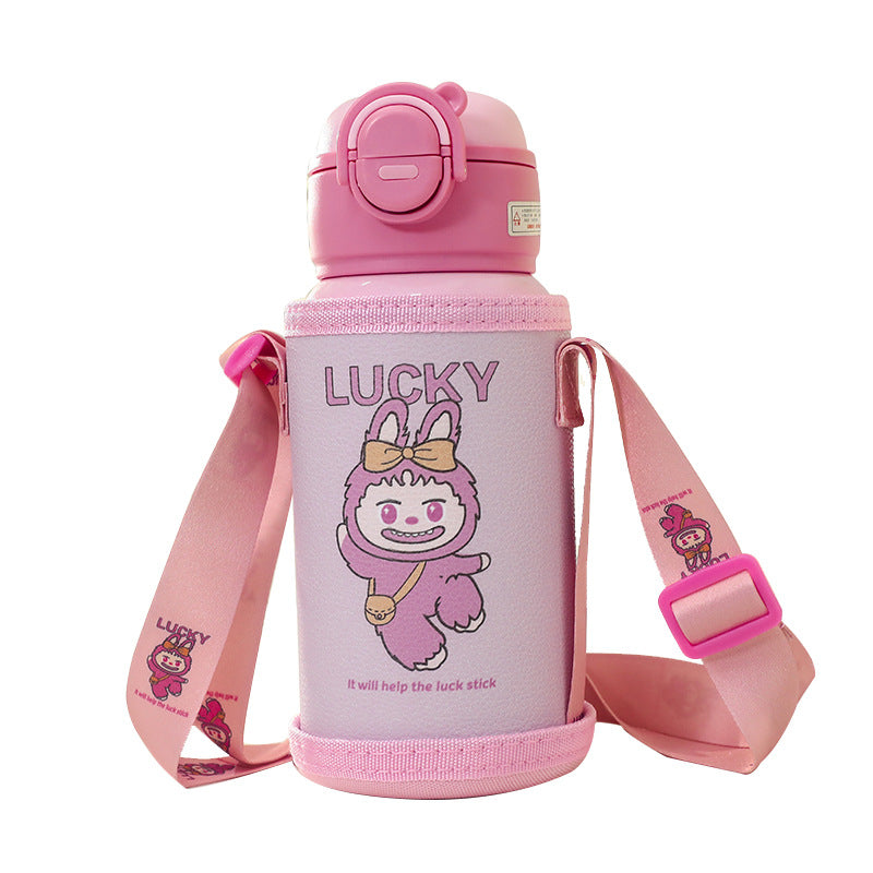 Insulated stainless steel water bottle with cute design Bowlift