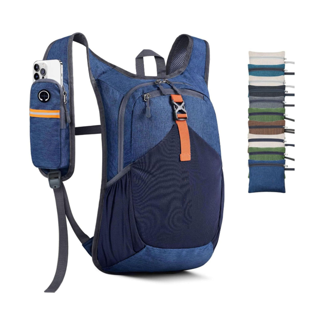 Versatile sports backpack with drink holder and safety compartment Bowlift