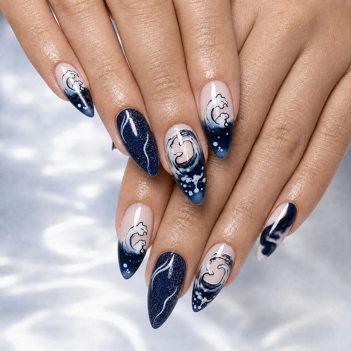 Premium Nail Set with Maritime Design Bowlift