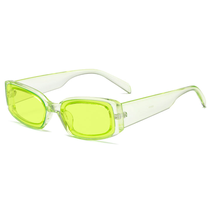 Women's stylish sunglasses with square lenses and transparent frame Bowlift