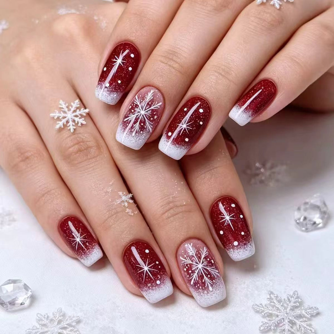 Creative Winter Art Nails Bowlift