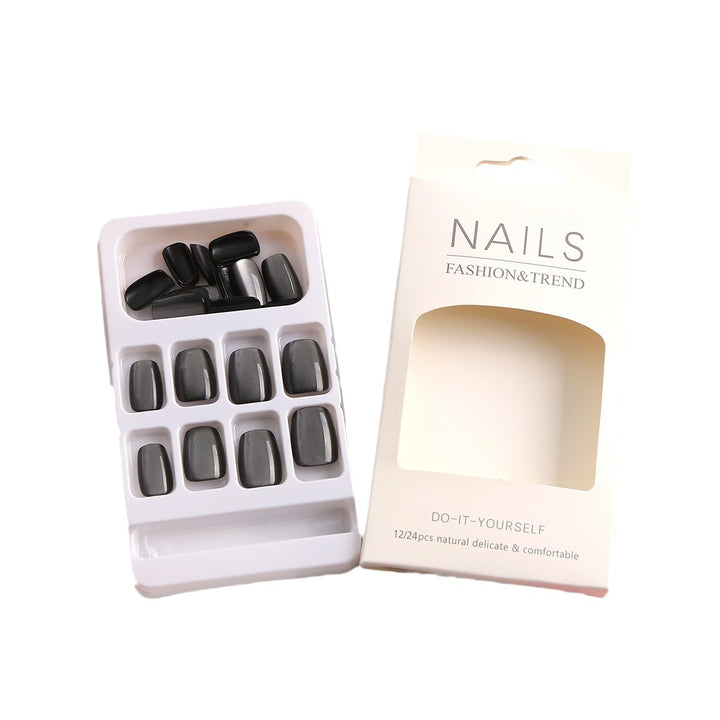 Elegant Glossy Press-On Nail Set Bowlift