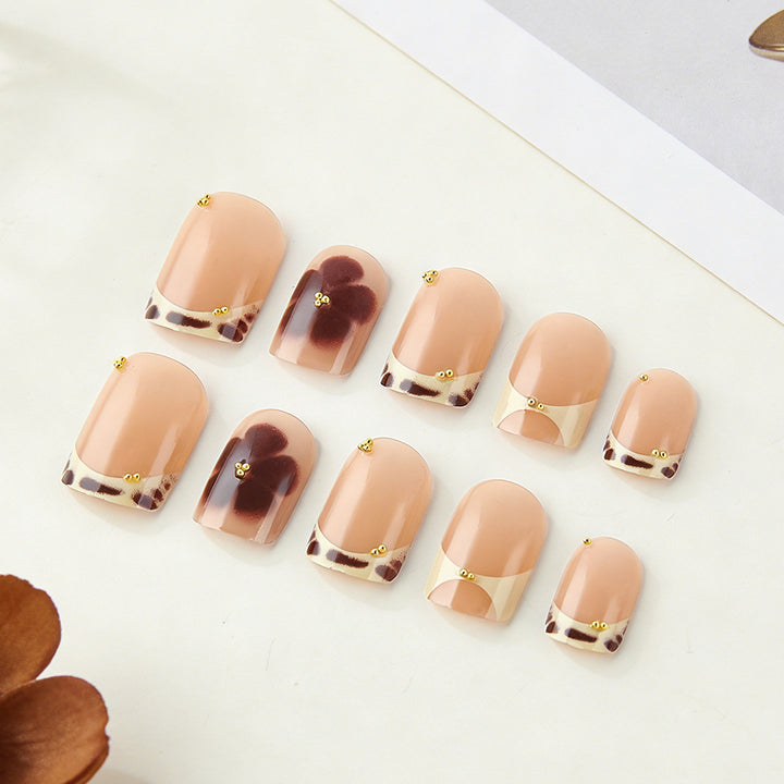Elegant French Tip Press-On Nails Collection Bowlift