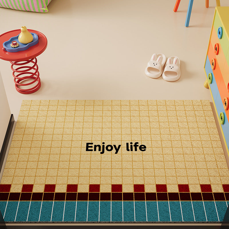 Playful Welcome Mat