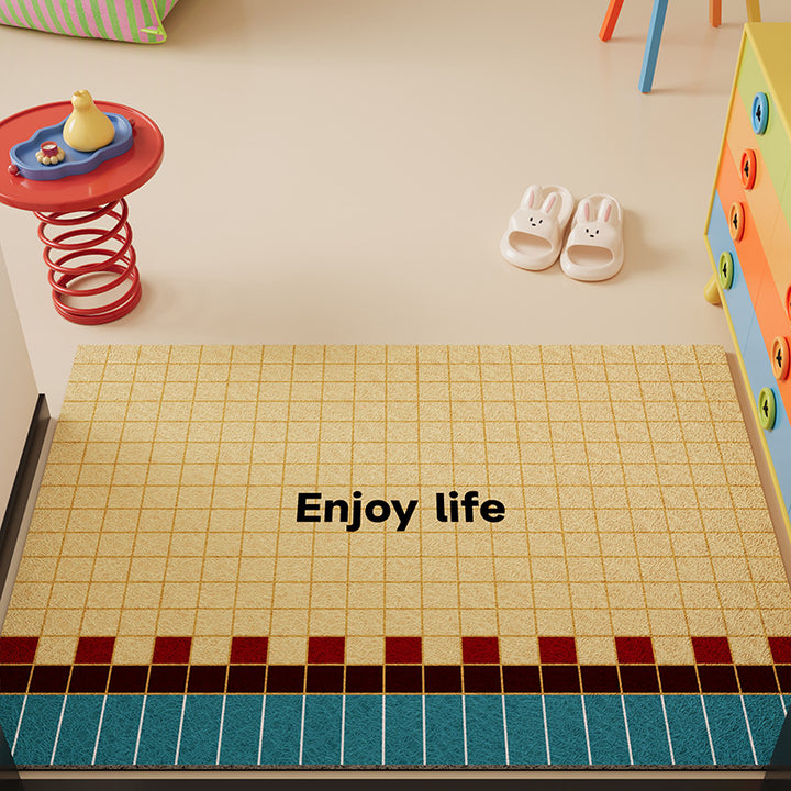Playful Welcome Mat