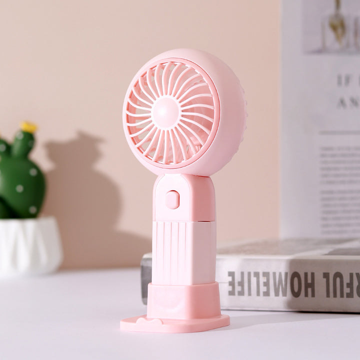 Women's Portable Hand Fan with USB Charging Function and Ergonomic Design Bowlift