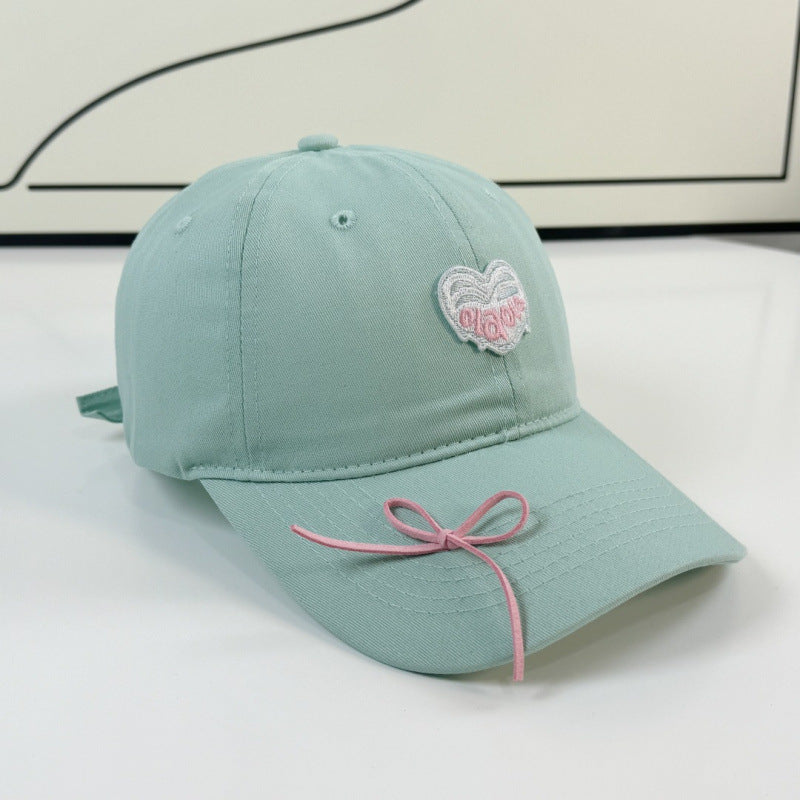 Women's Cute Character Embroidered Baseball Cap Bowlift