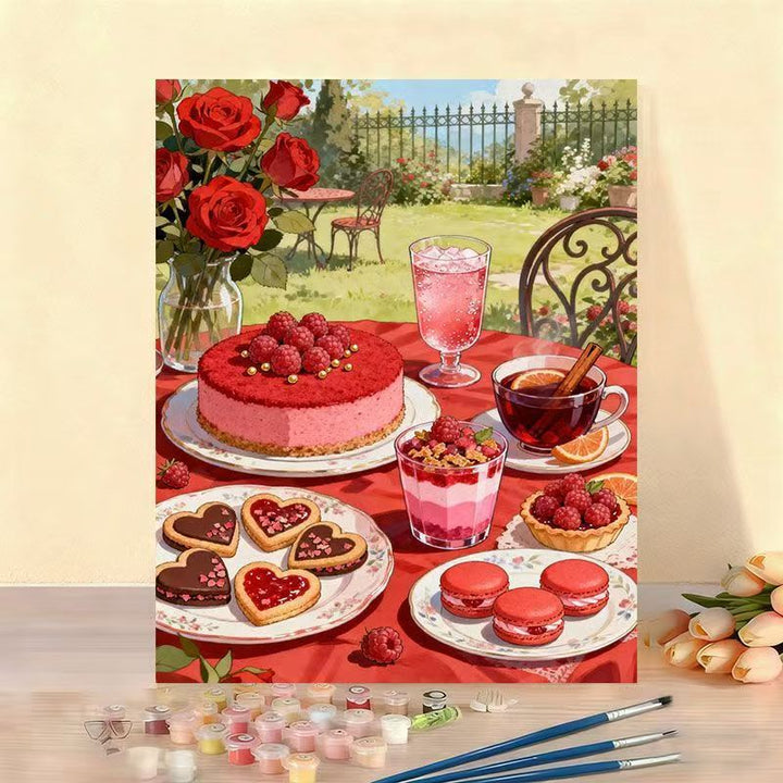 Gourmet Dessert Art Canvas Kit Bowlift