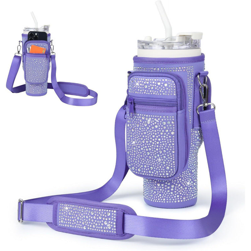 Women practical drinking container hip bag Bowlift