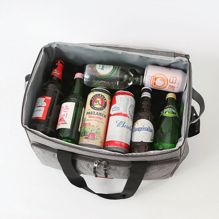 Women's Insulated Cooler Bag with Practical Compartments Bowlift