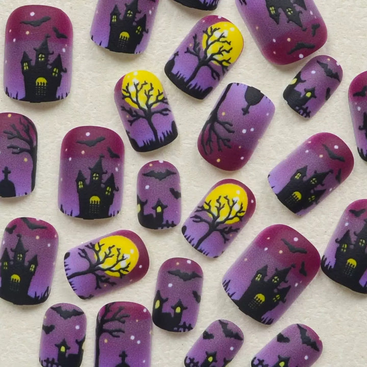 Halloween Nail Art Set with Spooky 3D Designs Bowlift