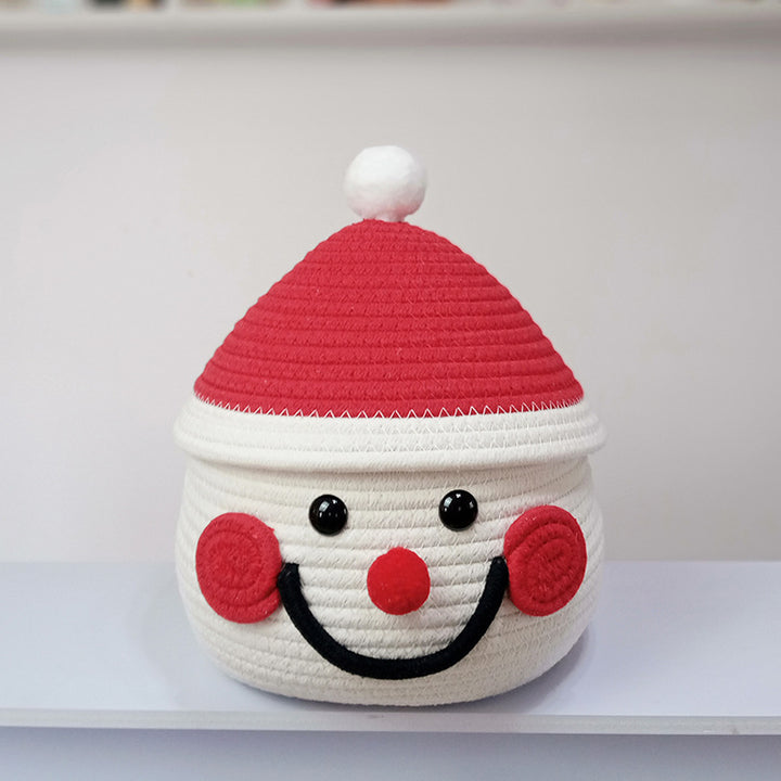 Decorative Santa Claus Basket