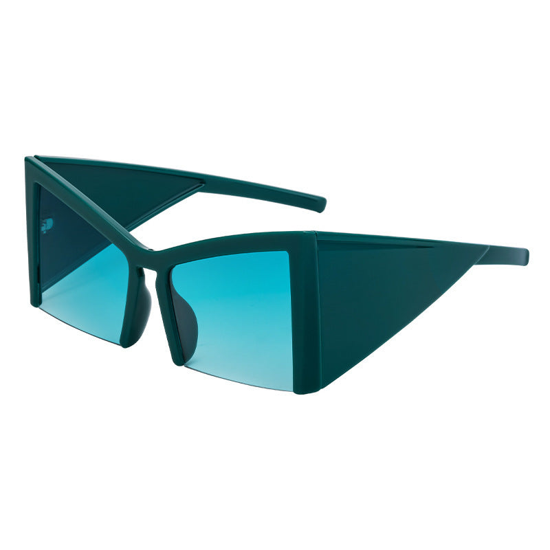 Women's futuristic sunglasses with striking angular frame Bowlift