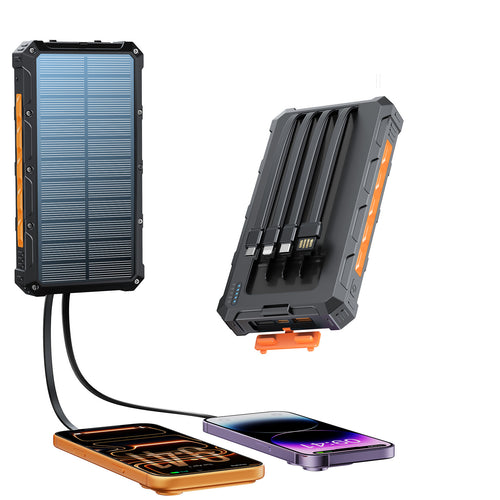 Solar Powerbank with multifunctional connection system and fast charging function Bowlift