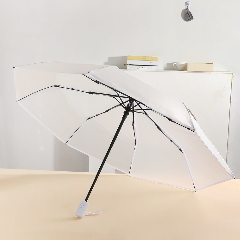 Women's Foldable Umbrella with UV Protection Bowlift