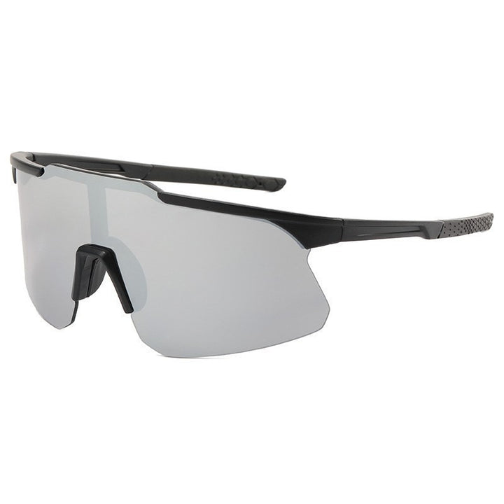 Unisex nan sporty performance sunglasses half rimless with polarized lenses and non-slip nose pad Bowlift